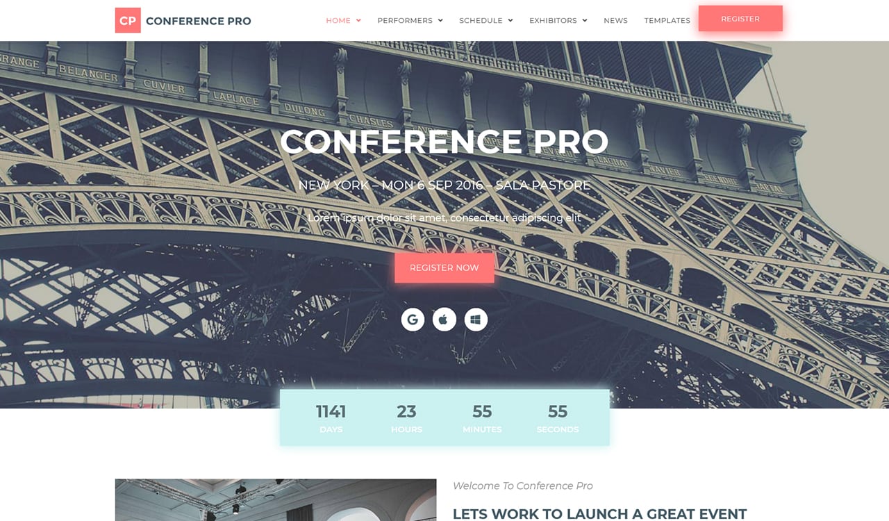 ShowPro - WordPress Events Themes