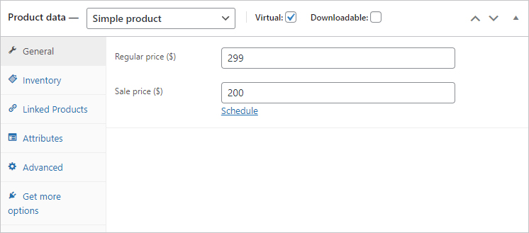 WooCommerce Event Product