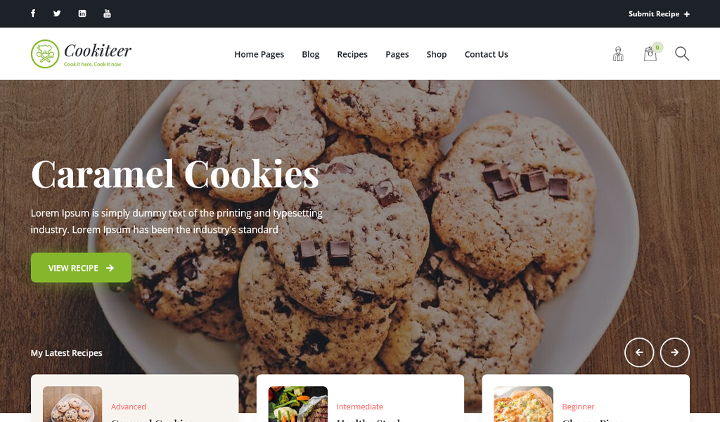 Cookiteer - WordPress Recipe Theme