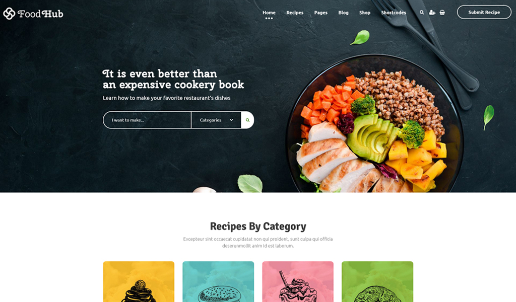 Foodhub - WordPress Recipe Theme