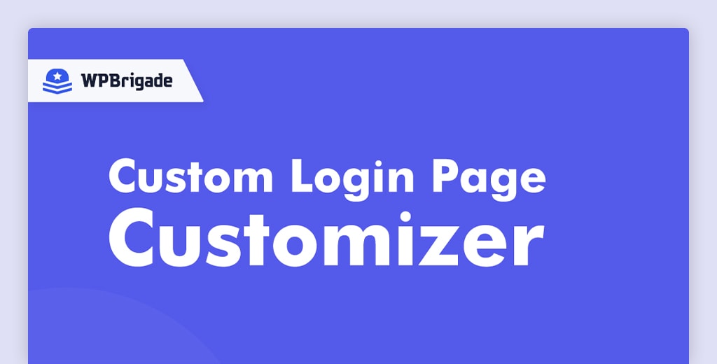 Custom Login Page Customizer for WordPress Login Page