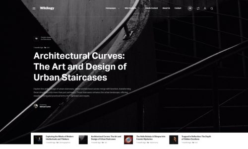 Wikilogy - WordPress wiki theme