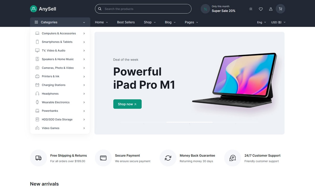 Anysell Toy Store WooCommerce Themes