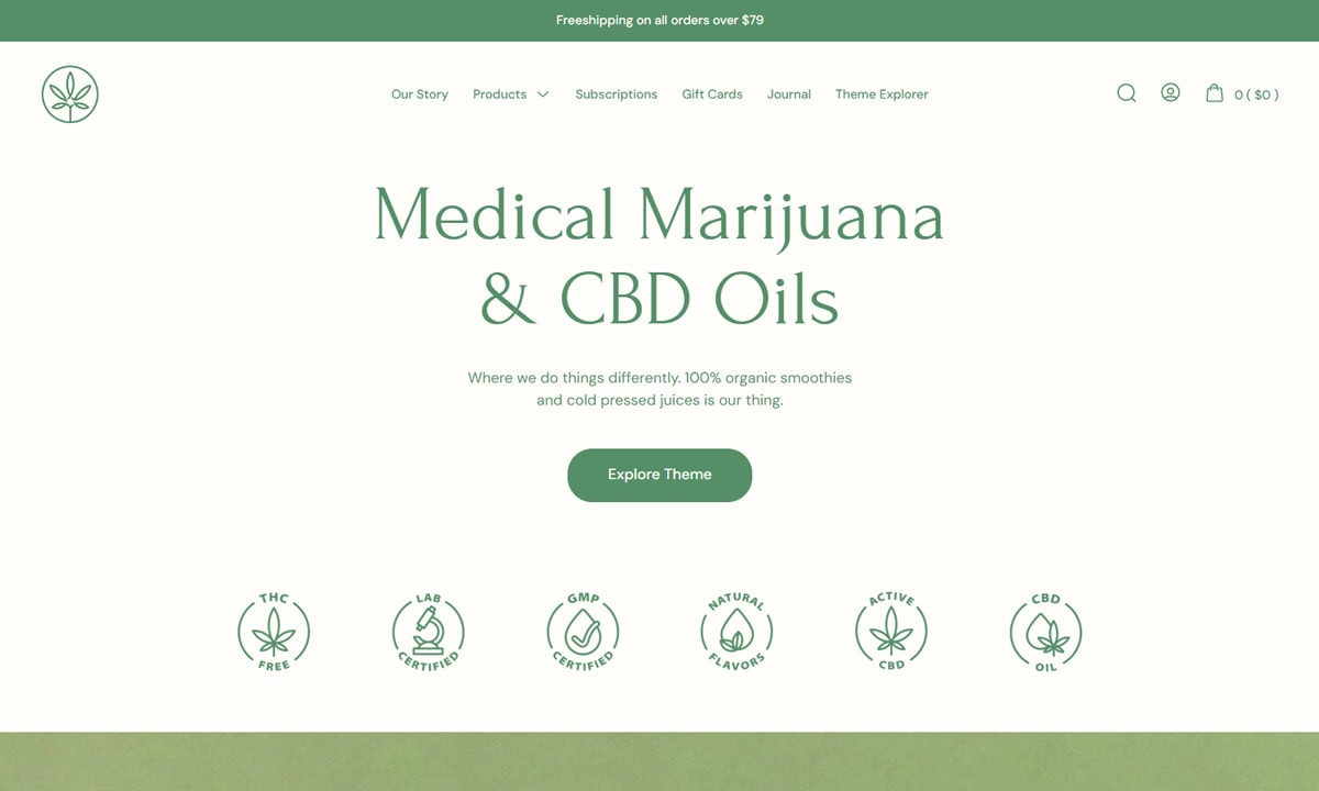 CBDretailer Flower Shop WooCommerce Themes