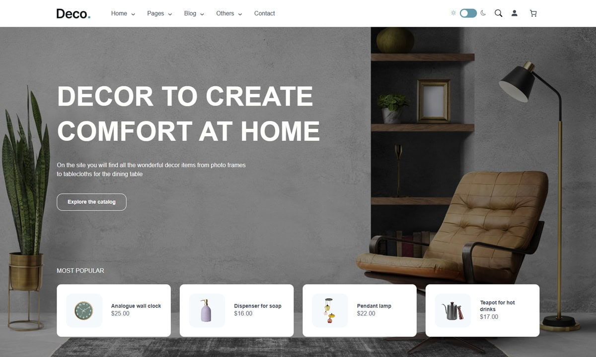 Deco Flower Shop WooCommerce Themes