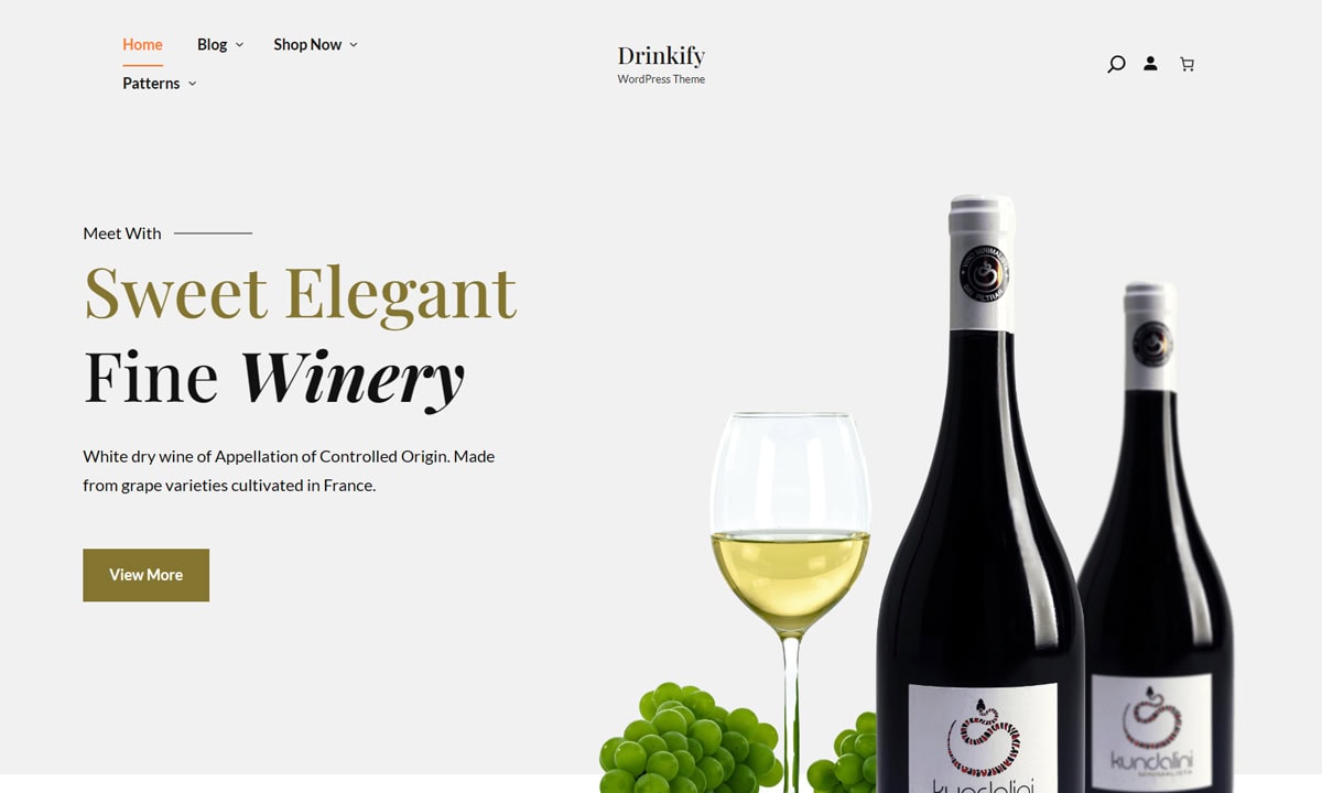 Drinkify Food WooCommerce Themes