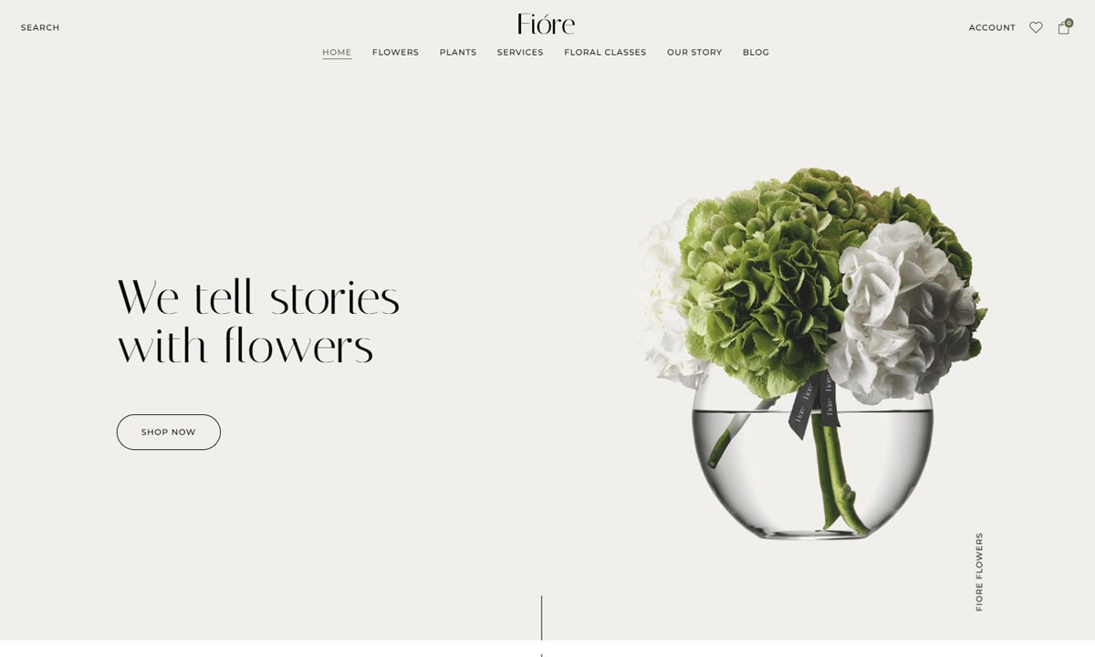 Fiore Flower Shop WooCommerce Themes