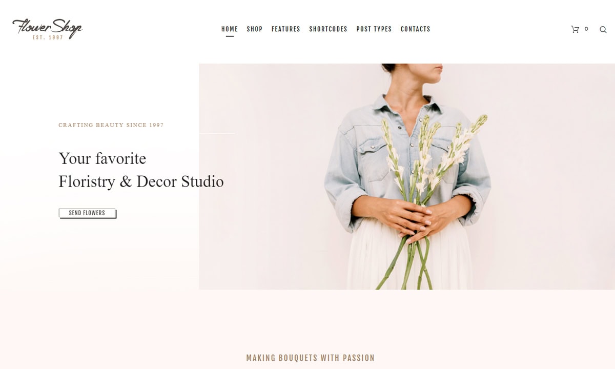 Flower-Shop Flower Shop WooCommerce Themes