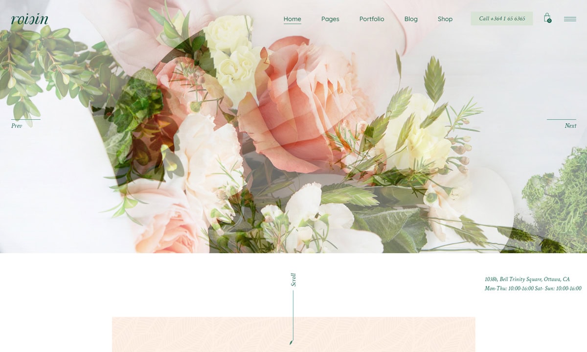 Rosin Flower Shop WooCommerce Themes