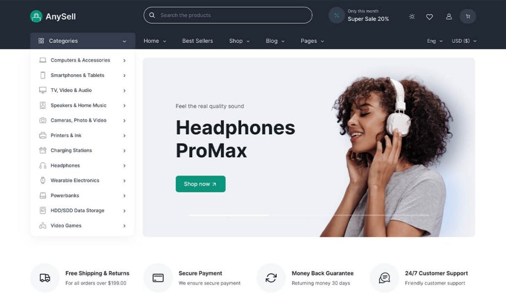 AnyShell Games WooCommerce Themes