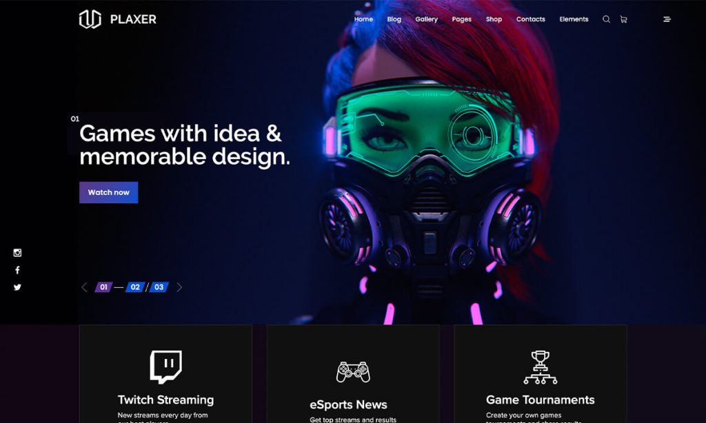 Plaxer Games WooCommerce Themes