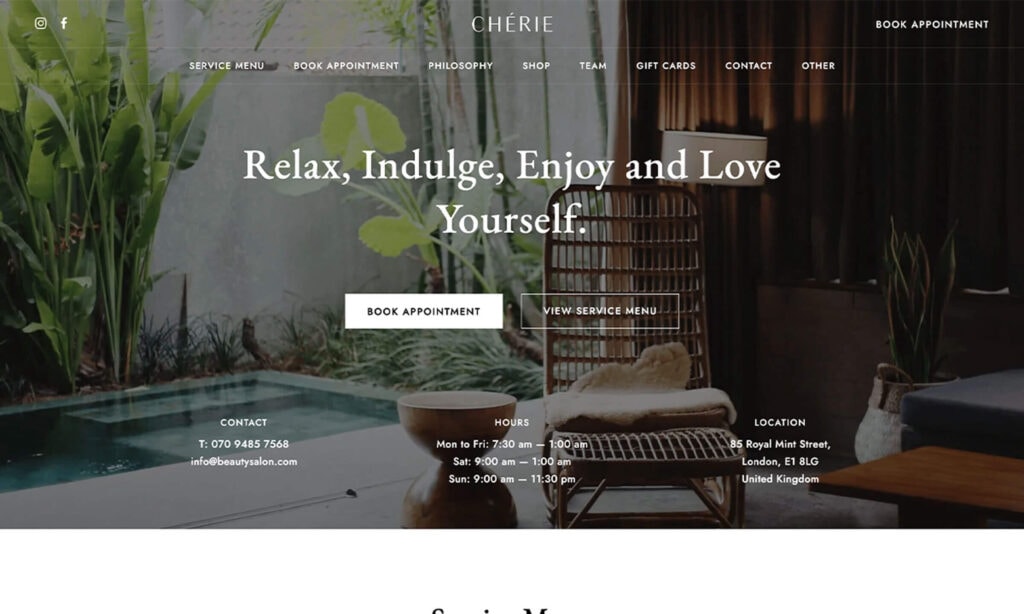 Cherie Spa & Massage Themes