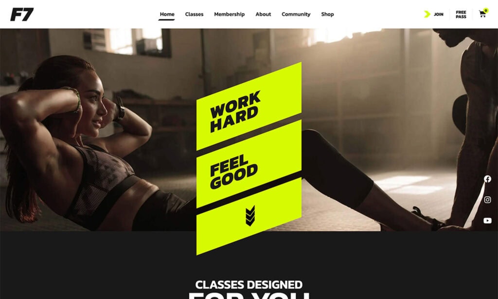 F7 Fitness Gym Themes