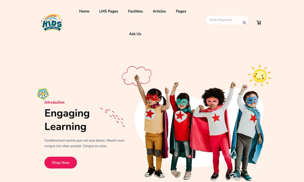 Kids Cool Kids & Kindergarten Themes