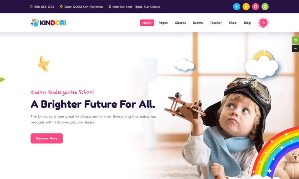 Kindori Kids & Kindergarten Themes