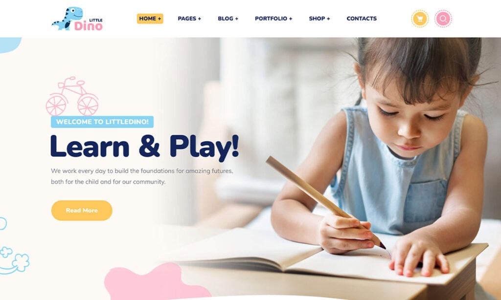 Littledino Kids & Kindergarten Themes