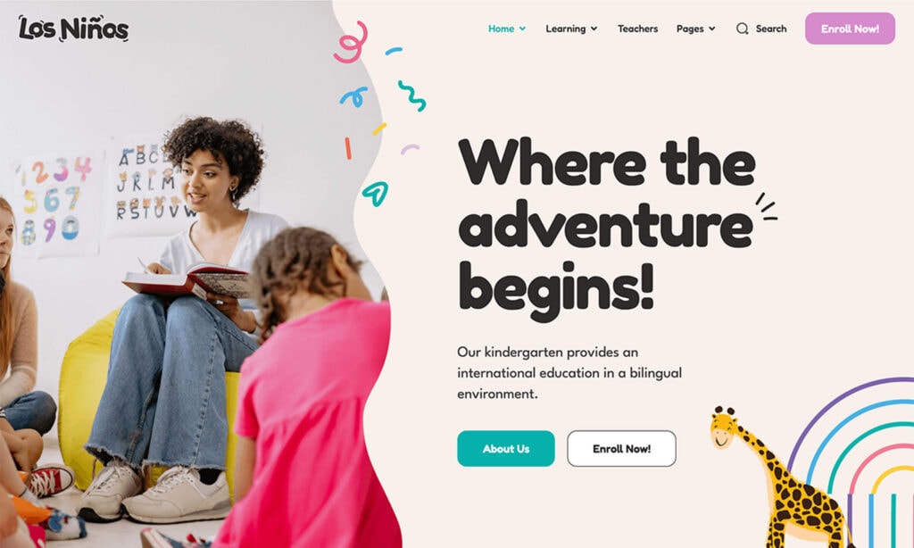 Los Ninos Kids & Kindergarten Themes