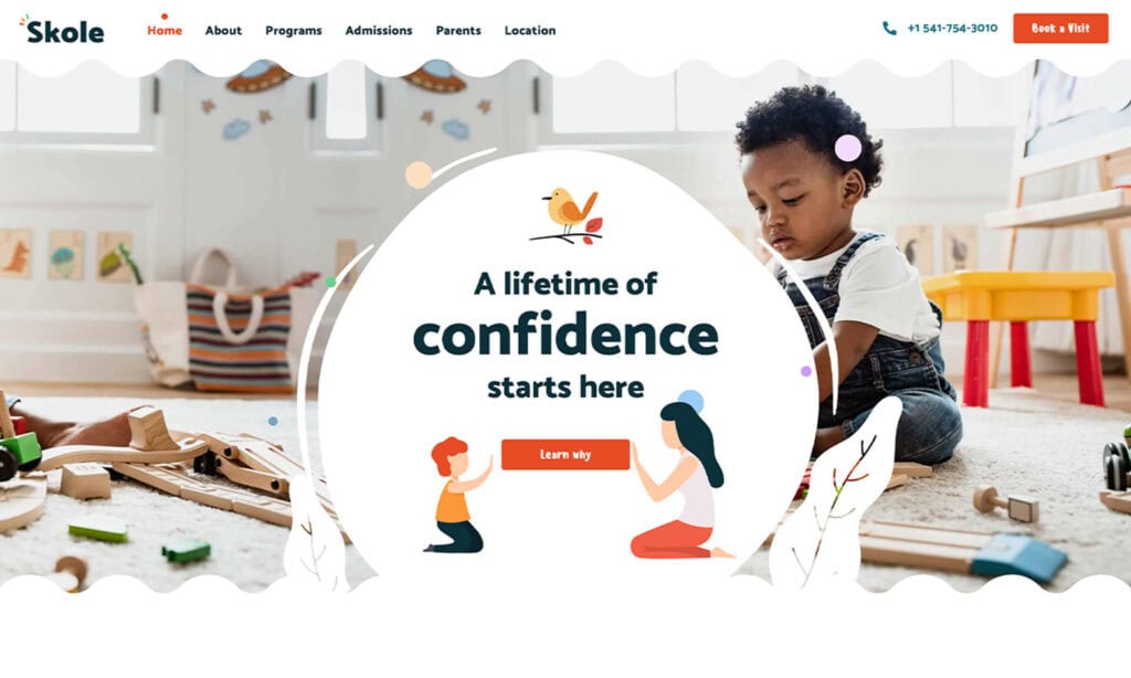 Skole Kids & Kindergarten Themes