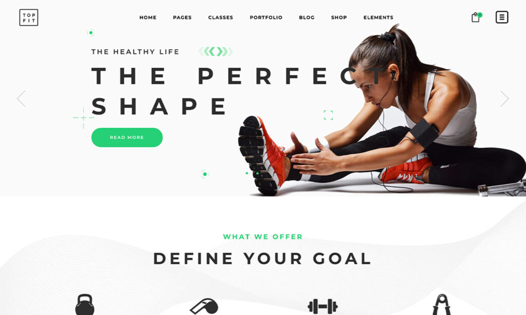TopFit Fitness Gym Themes