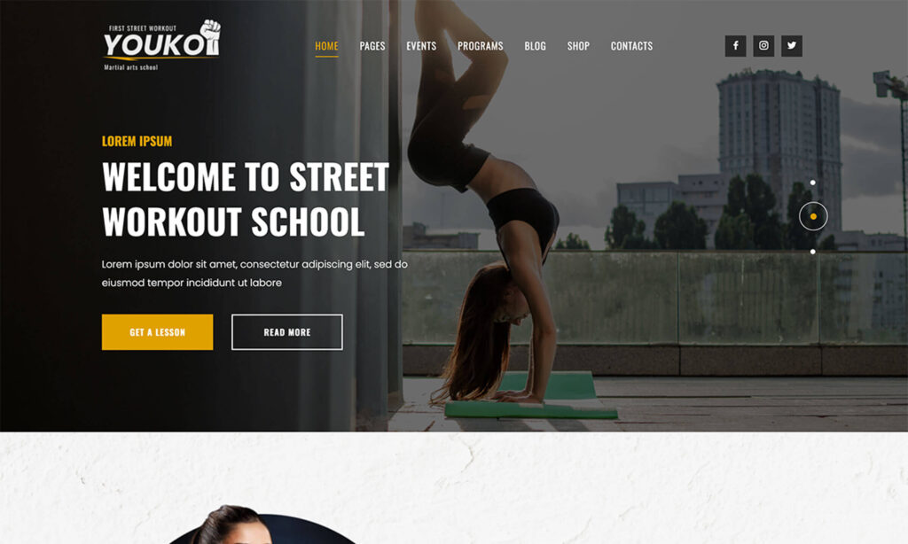 Youko Fitness Gym Themes