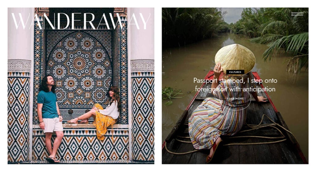 WanderAway Travel Themes