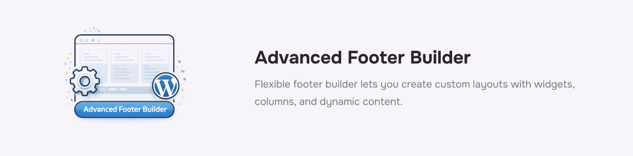 Advanced Footer Builder