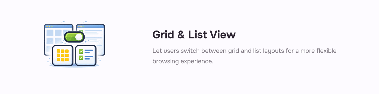 Grid & List View