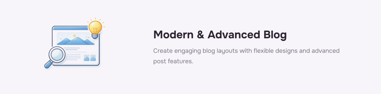 Modern Advanced Blog