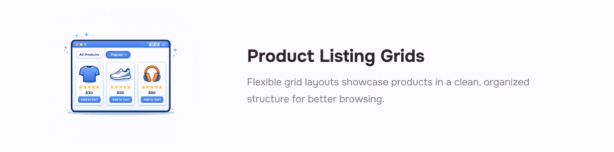 Product Listing Grids